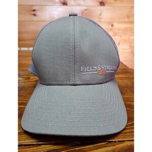 Field and Stream 1871 Grey Trucker Baseball Hat RARE Great Shape!